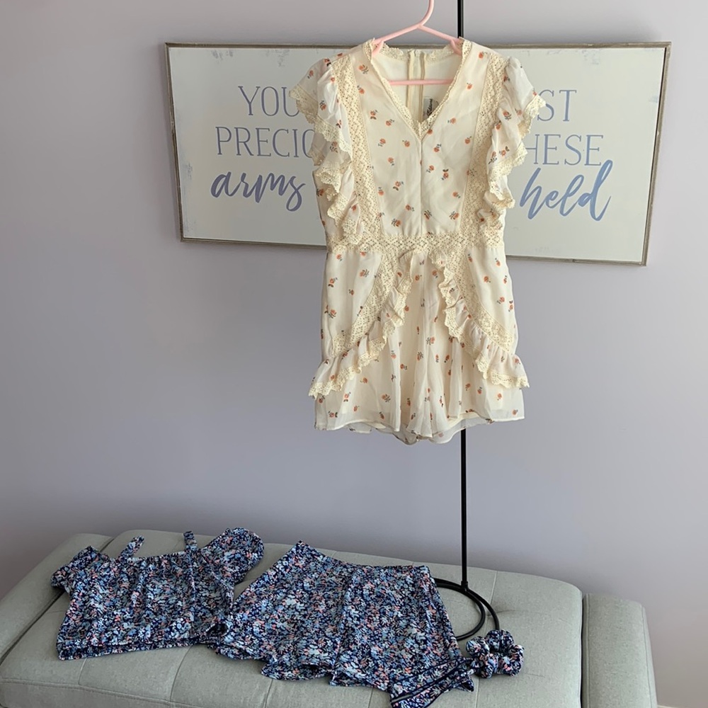 Rare Editions Romper and Speechless Two Piece Outfit